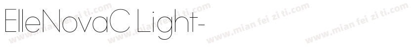 ElleNovaC Light字体转换